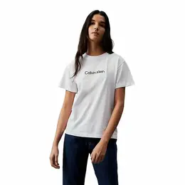 CALVIN KLEIN: Белая футболка 