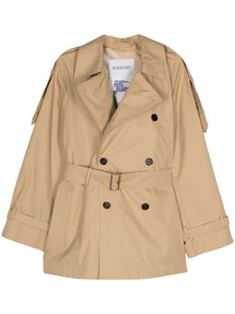 Burberry: Хлопковый плащ 