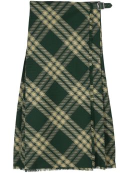 Burberry: Юбка из шерсти 