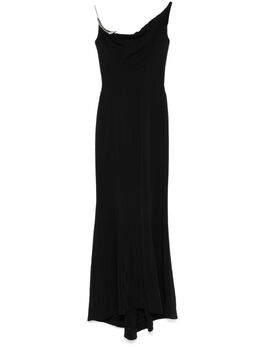 Mugler: Длинное платье 