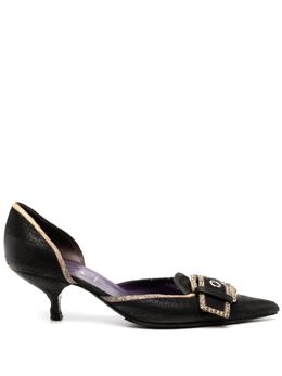 Prada Pre-Owned: Чёрные туфли 