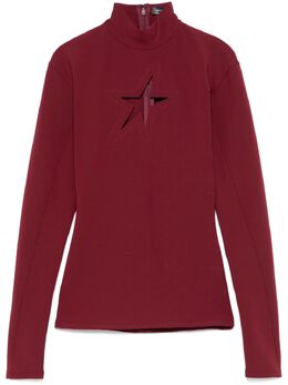 Mugler: Красный топ 