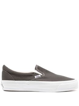 Vans: Белые мокасины 