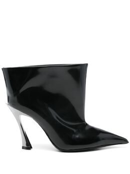 Mugler: Чёрные ботинки 