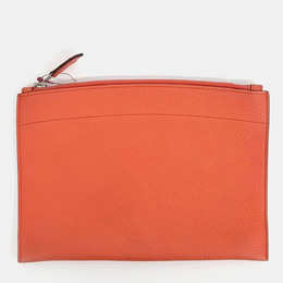 Hermes: Оранжевый клатч 