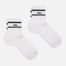Lacoste: Белые носки 