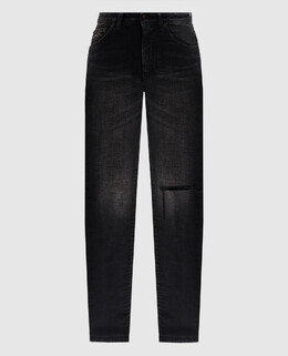 Saint Laurent: Чёрные джинсы 