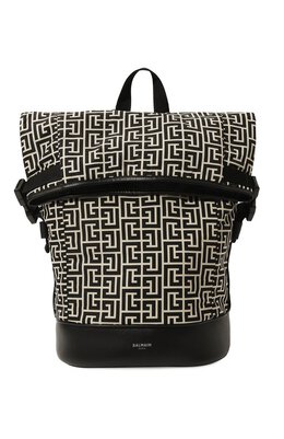 Balmain: Чёрный рюкзак 