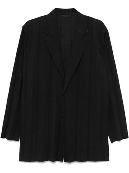 Homme Plissé Issey Miyake: Чёрные пиджаки 