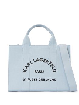 Karl Lagerfeld: Голубая сумка-шоппер  Rue St Guillaume