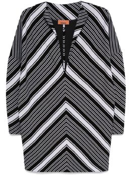 Missoni: Платье с v-образным вырезом 
