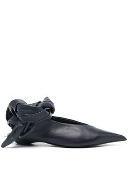 Mugler: Голубые туфли 