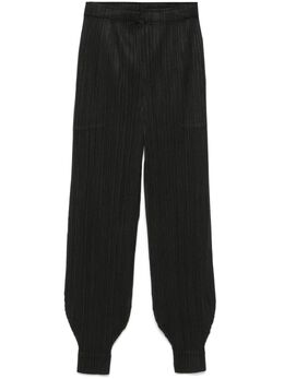 Pleats Please Issey Miyake: Чёрные брюки 