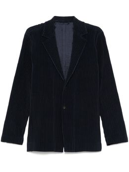 Homme Plissé Issey Miyake: Голубые пиджаки 