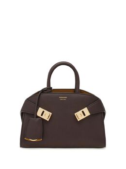 Ferragamo: Коричневая сумка 