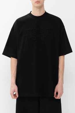 Vetements: Чёрная футболка 