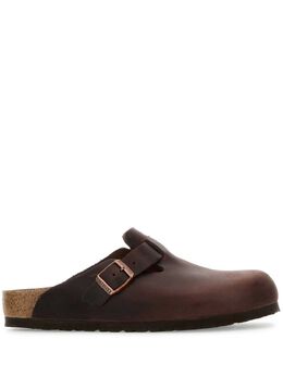 Birkenstock: Коричневые сабо  Boston