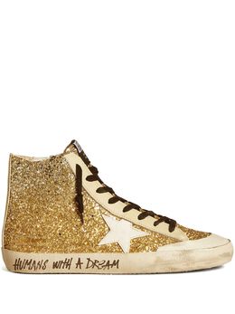 Golden Goose: Блестящие кроссовки  Francy Penstar
