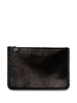 Stella McCartney: Чёрный клатч  Falabella