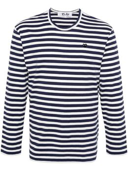 Comme Des Garçons Play: Футболка в полоску 