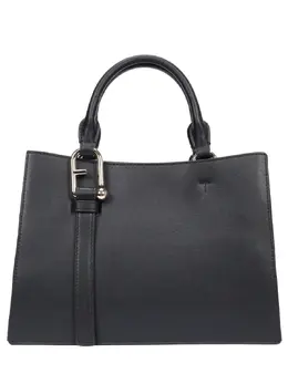 FURLA: Чёрная сумка 