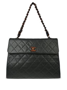 CHANEL Pre-Owned: Чёрная сумка 