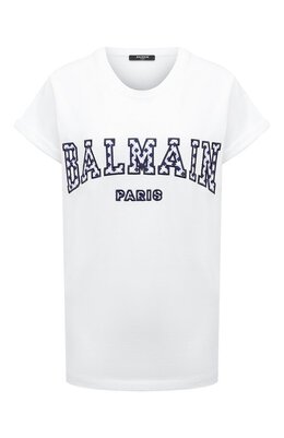 Balmain: Хлопковая футболка 
