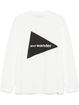 and Wander: Футболка с принтом 