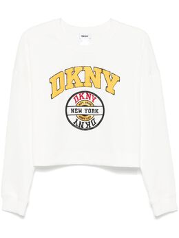 DKNY: Белый свитшот 
