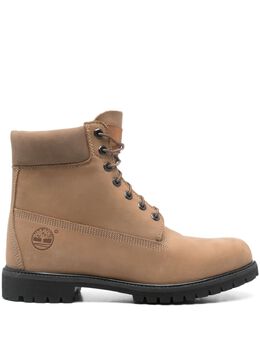 Timberland: Коричневые ботинки 