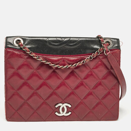 Chanel: Бордовая сумка 