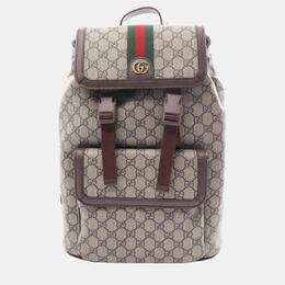 Gucci: Бежевый рюкзак  Ophidia GG
