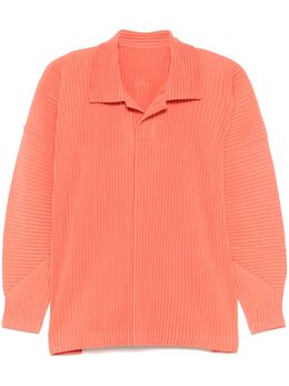 Homme Plissé Issey Miyake: Оранжевое поло 