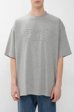 Vetements: Хлопковая футболка 