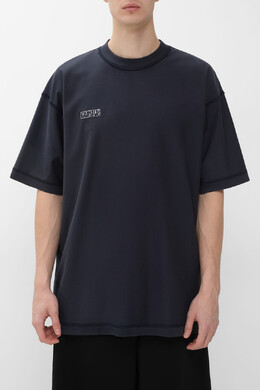 Vetements: Тёмная футболка 