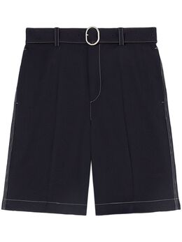 Jil Sander: Синие шорты 