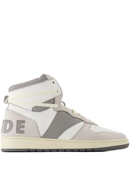 RHUDE: Белые кроссовки 