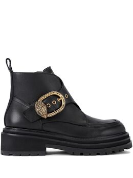 Kurt Geiger London: Чёрные ботинки 