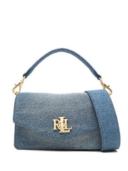 Lauren Ralph Lauren: Голубая сумка через плечо 