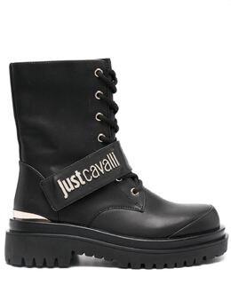 Just Cavalli: Чёрные ботинки 