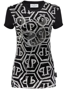 Philipp Plein: Чёрная футболка  Teddy Bear