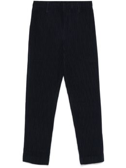 Homme Plissé Issey Miyake: Синие брюки 