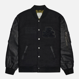 Alpha Industries: Кожаная куртка 