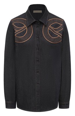 Elie Saab: Джинсовая рубашка 