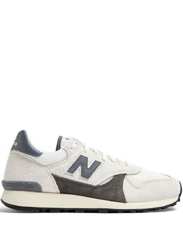 New Balance: Белые кроссовки 