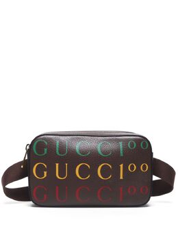 Gucci Pre-Owned: Коричневая поясная сумка 