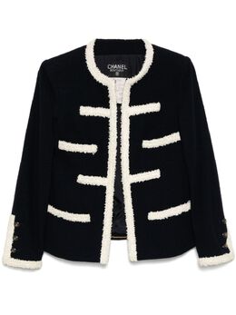 CHANEL Pre-Owned: Синяя куртка 