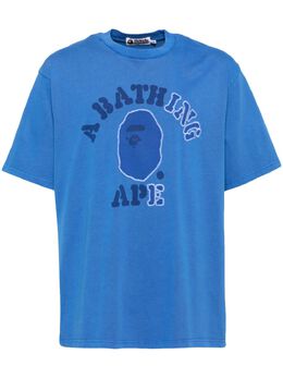 A BATHING APE®: Голубая футболка 