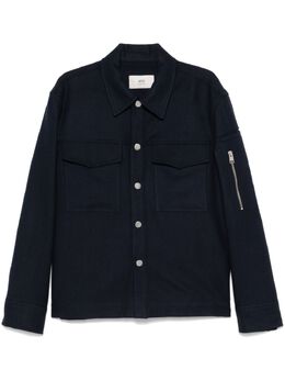 AMI Paris: Рубашка из шерсти 
