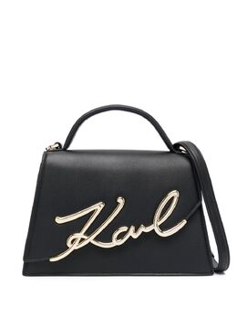 Karl Lagerfeld: Чёрная сумка через плечо  Signature